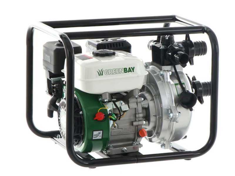 Motopompe thermique Greenbay GB-HPWP 50 – Grande hauteur d'élévation – avec  raccords de 50/40/40 mm – Motoculture Directe